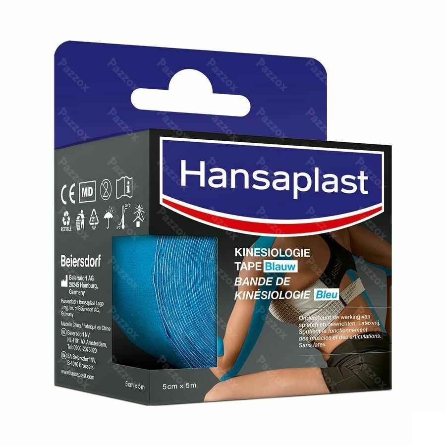 Hansaplast Kinesiologietape Blauw