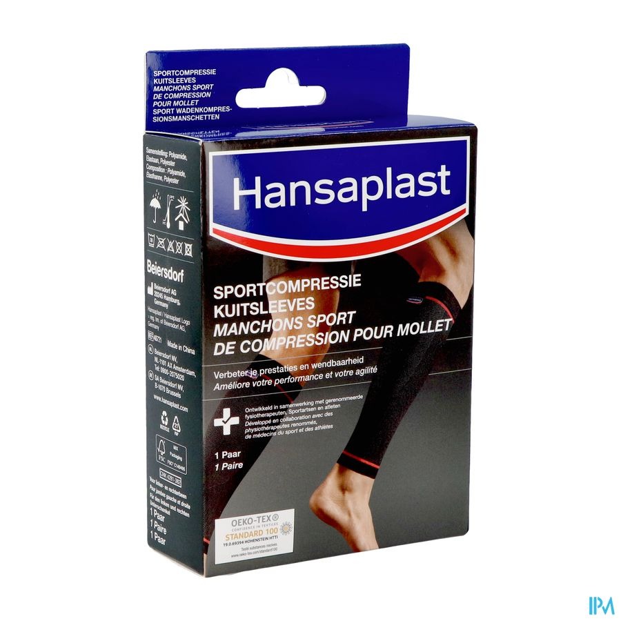 Hansaplast Sportcompressie Kuitsleeves