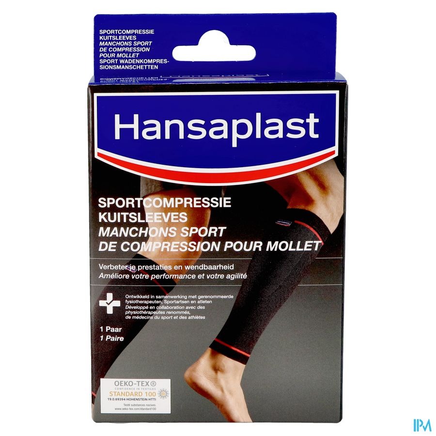Hansaplast Sportcompressie Kuitsleeves