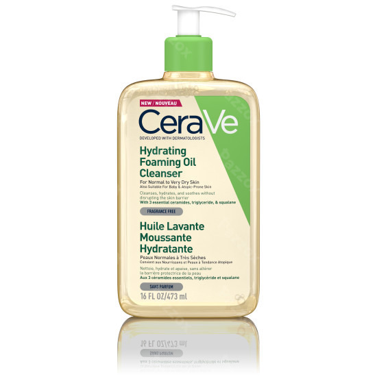 CeraVe Hydraterende Schuimende Reinigingsolie Normale tot Zeer Droge Huid 473ml