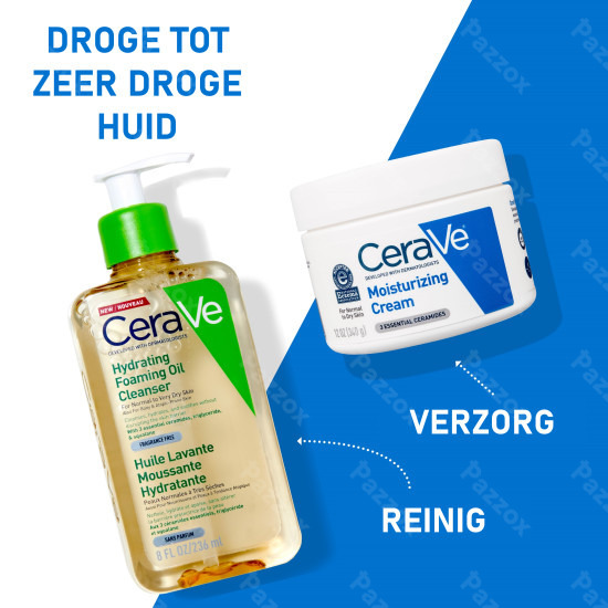 CeraVe Hydraterende Schuimende Reinigingsolie Normale tot Zeer Droge Huid 473ml