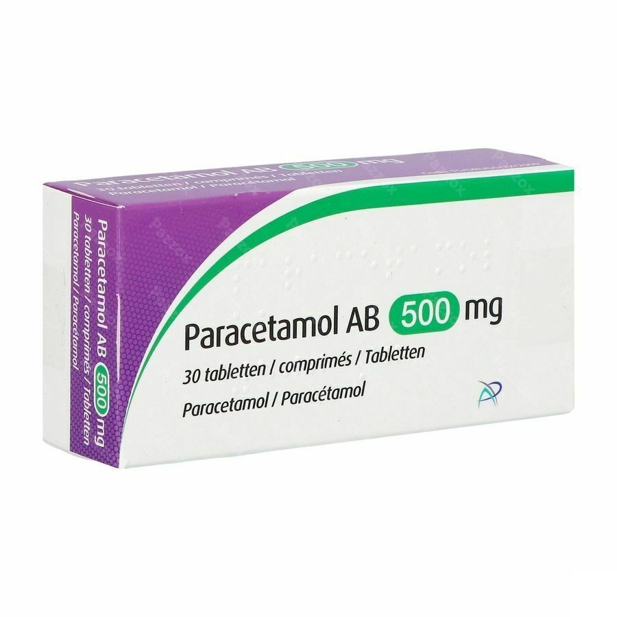 Paracetamol Ab 500mg Comp 30