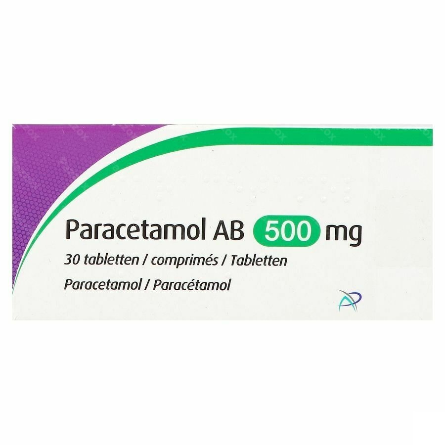 Paracetamol Ab 500mg Comp 30