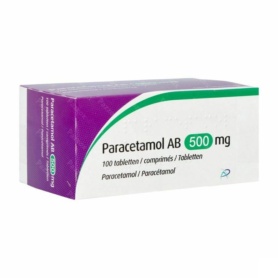 Paracetamol Ab 500mg Comp 100