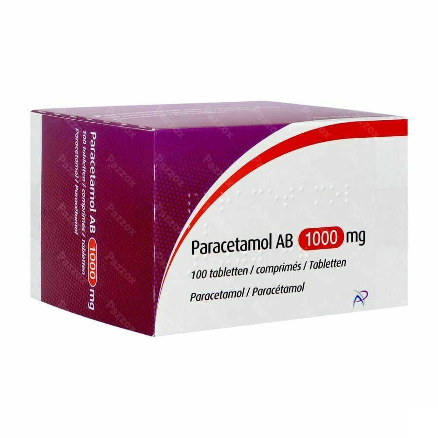 Paracetamol AB 1000mg 100 Tabletten