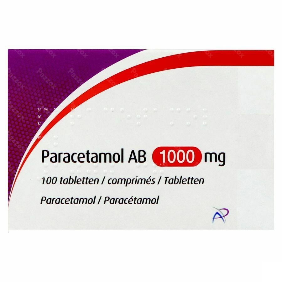 Paracetamol AB 1000mg 100 Tabletten