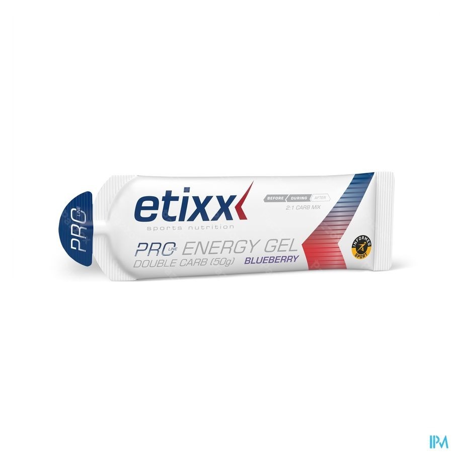 Etixx Double Carb Energy Gel Prol.blueberry12x60ml