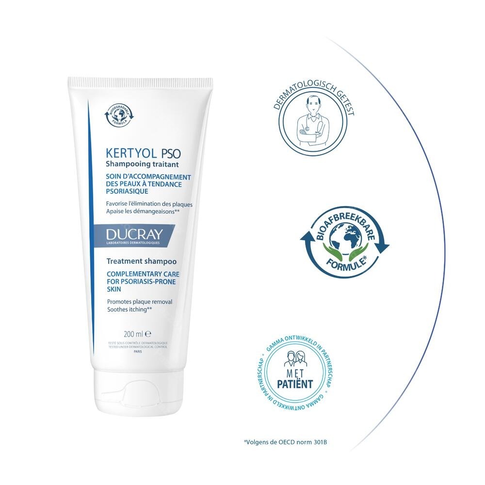 Ducray Kerytol P.S.O. Behandelende Shampoo 200ml