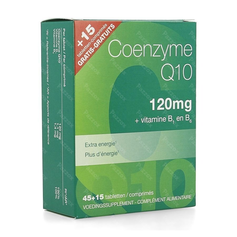 Revogan Coenzyme Q10 120mg 45+15 Tabletten Gratis
