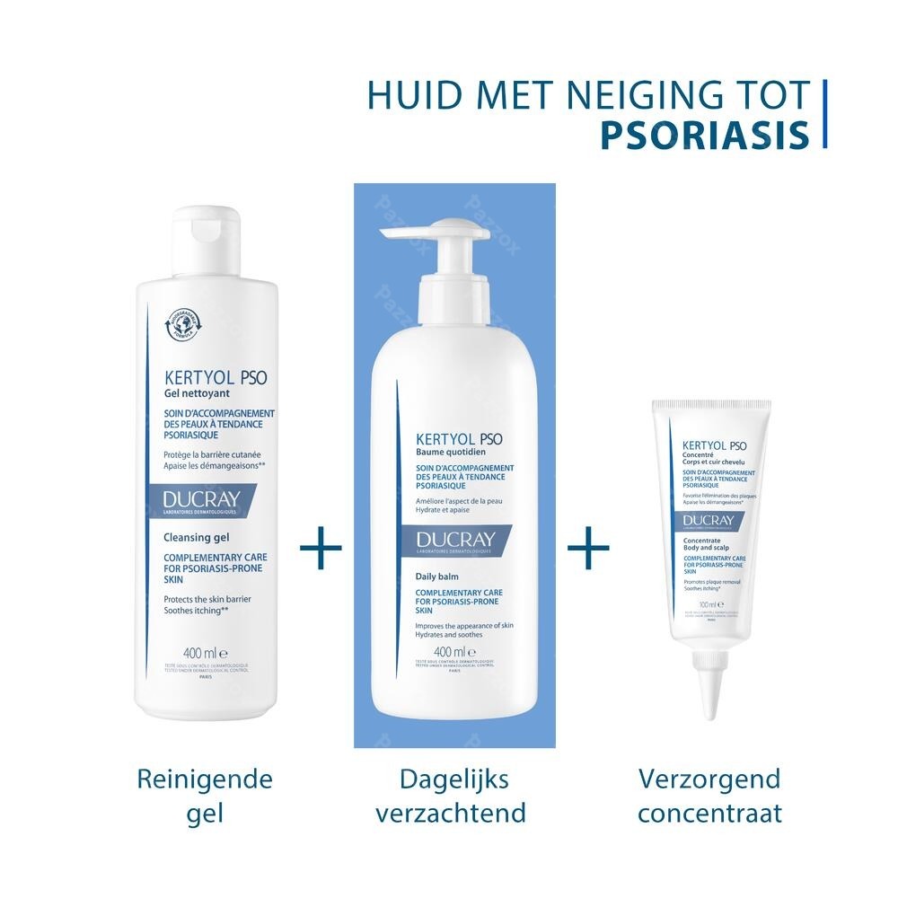 Ducray Kertyol Pso Balsem Dagelijks 400ml Nf