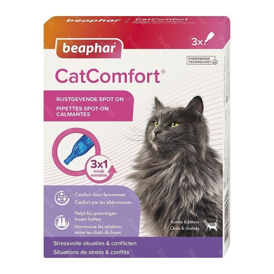 Beaphar Cat Comfort Spot On Rustgevend 3 X 0,55ml