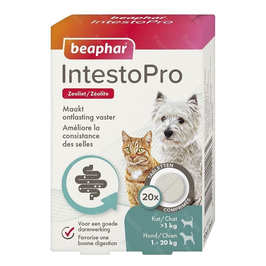 Beaphar Intesto Pro Hond-kat S Comp 20