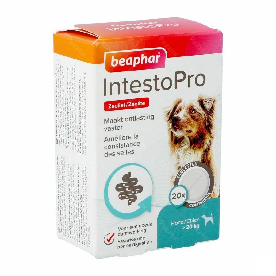 Beaphar Intesto Pro Hond M/l Tabl 20