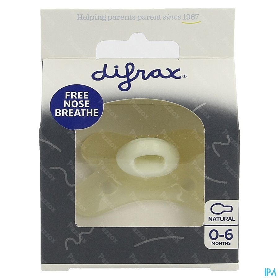 Difrax Fopspeen Natural 0-6m Special Edit. Creme