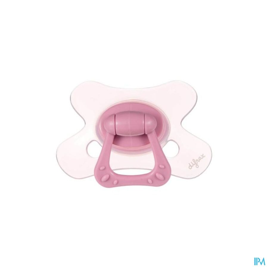 Difrax Fopspeen Natural 6m+ Special Edition Roze