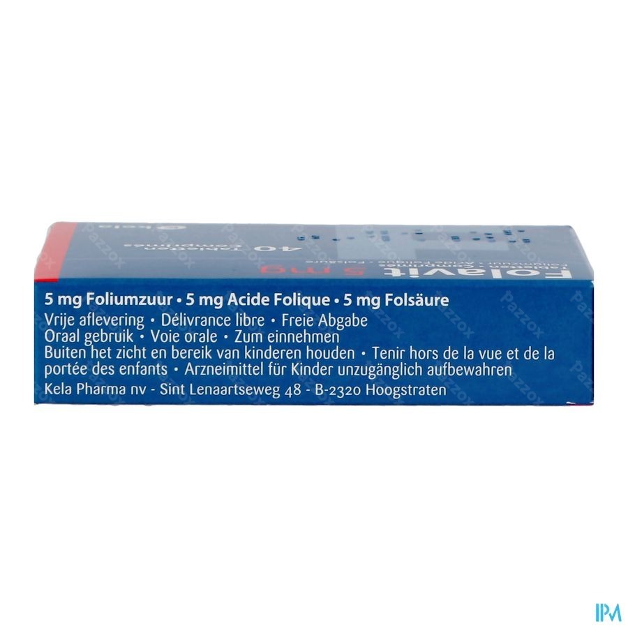 Folavit 5mg Comp 40 X 5mg