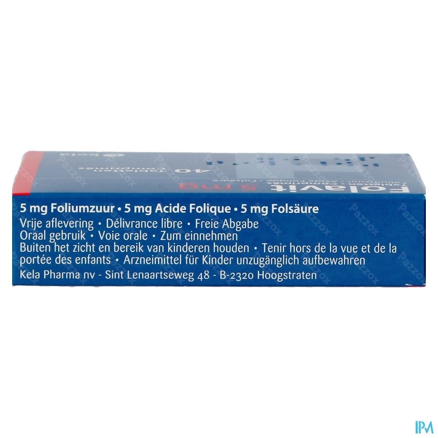 Folavit 5mg Comp 40 X 5mg