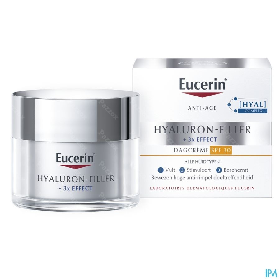 Eucerin Hyaluron-Filler 3x Effect Dagcrème SPF30 Anti Age en Rimpels 50ml