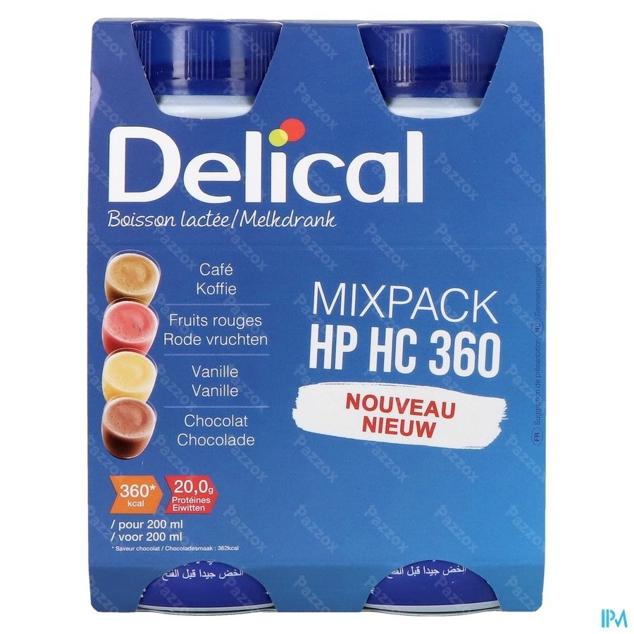 Delical Hphc 360 Mixpack 4x200ml