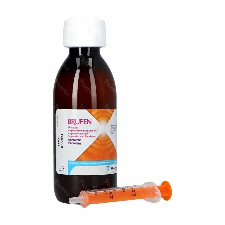 Brufen 40mg/ml Susp Oraal Gebruik 200ml