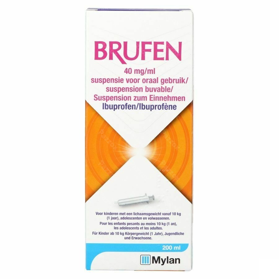 Brufen 40mg/ml Susp Oraal Gebruik 200ml
