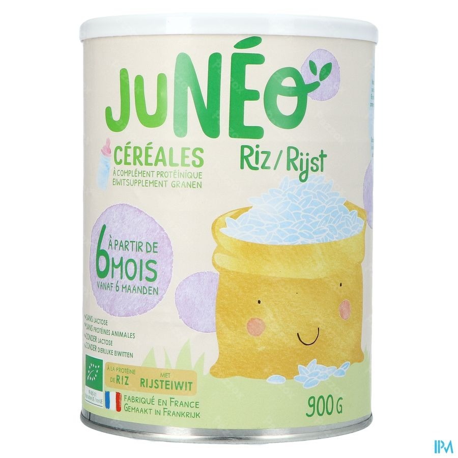 Juneo Rijstgranen + Eiwitsupplement 900g