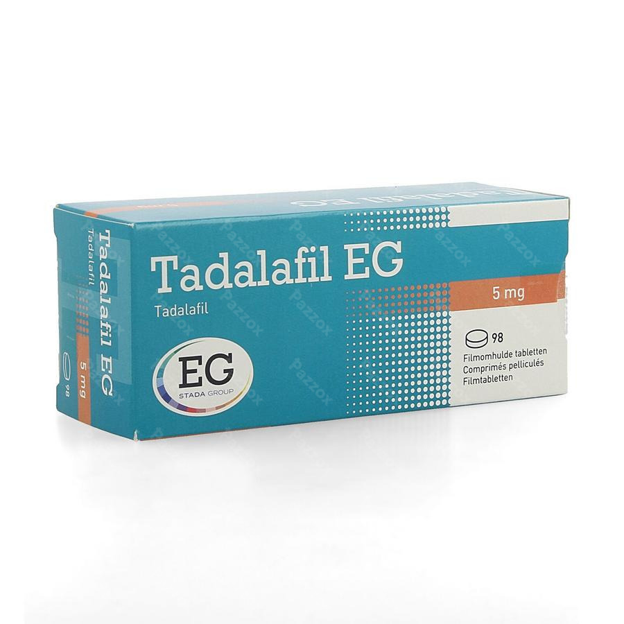 Tadalafil Eg 5mg Filmomh Tabl 98 X 5mg