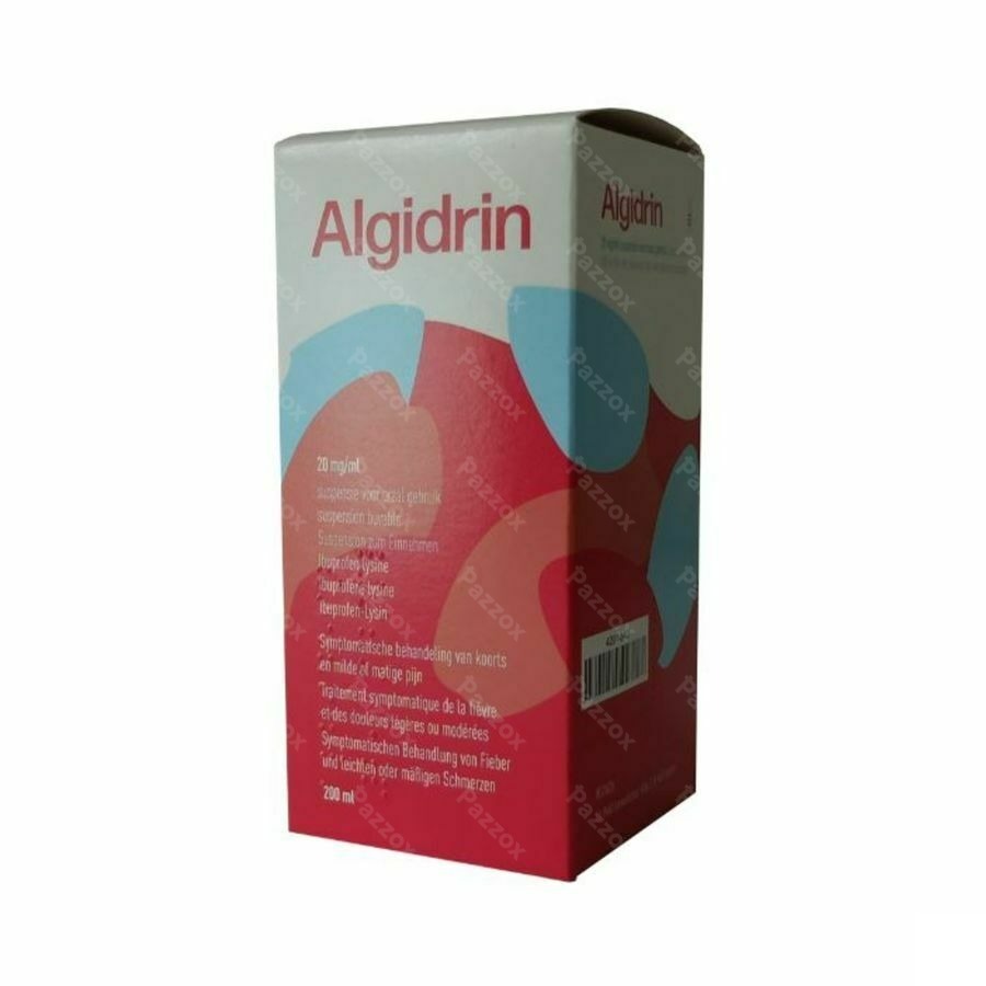 Algidrin 20mg/ml Orale Susp Siroop 200ml