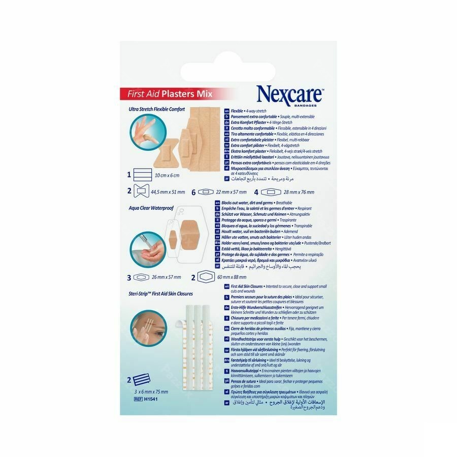 Nexcare First Aid Plasters Mix 20