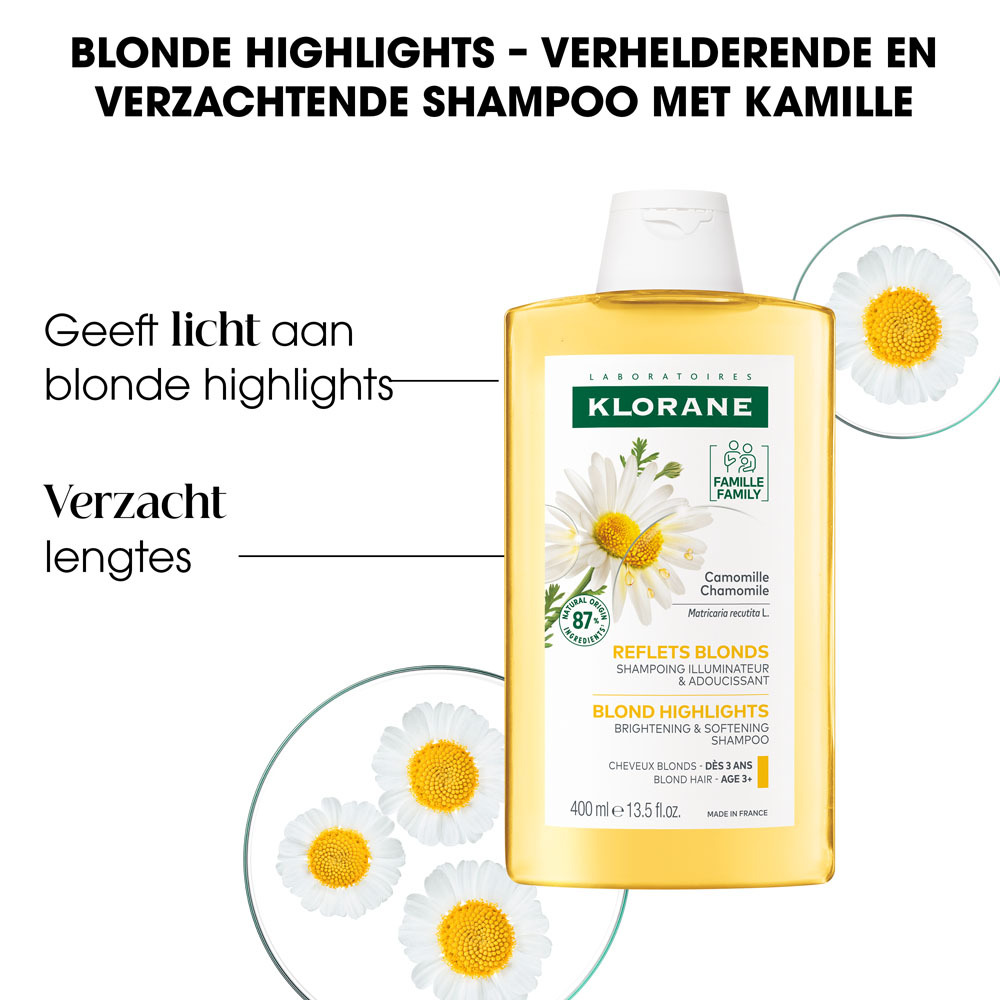 Klorane Kamille Bio Shampoo Blond Haar 400ml