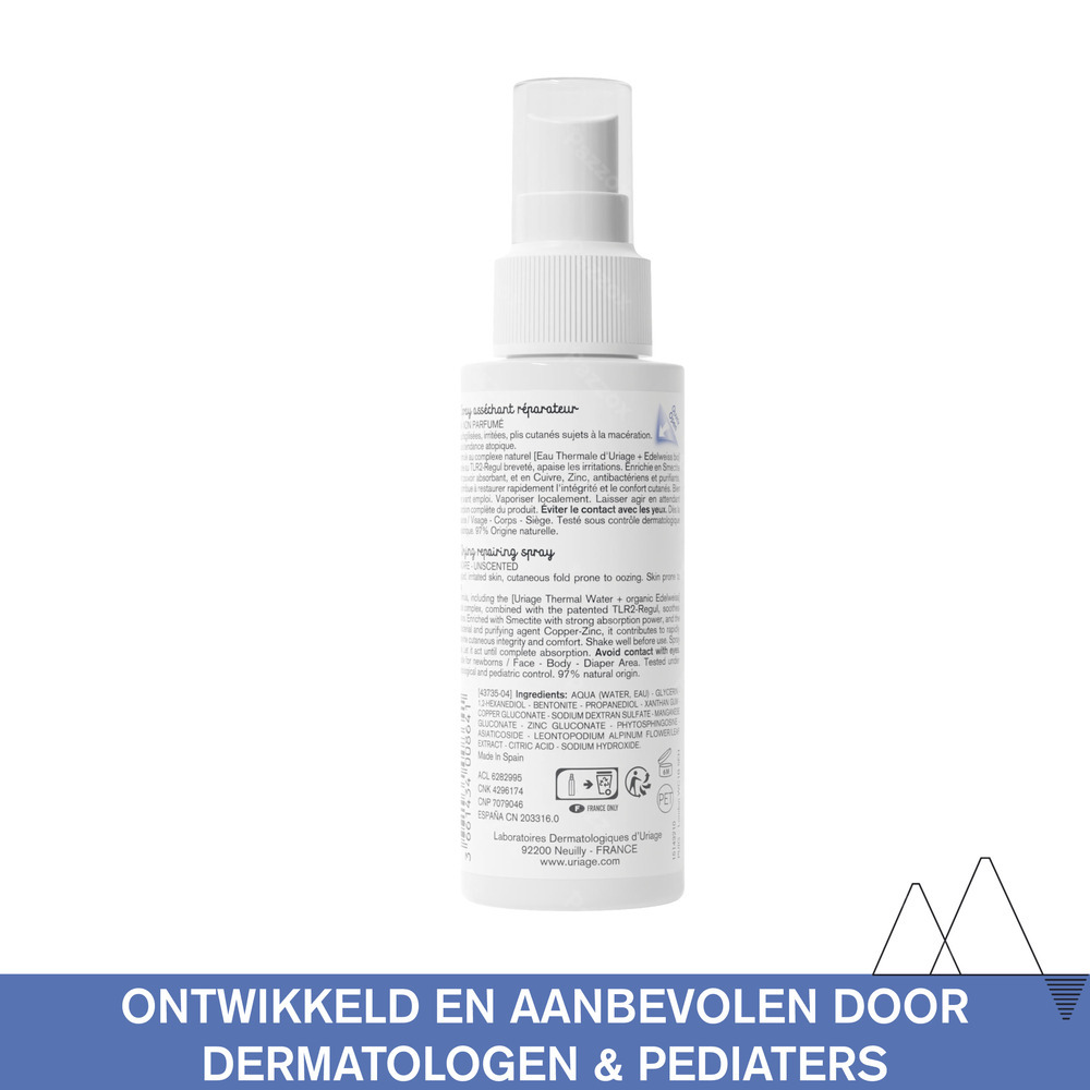 Uriage Bébé Uitdrogende Spray 100ml
