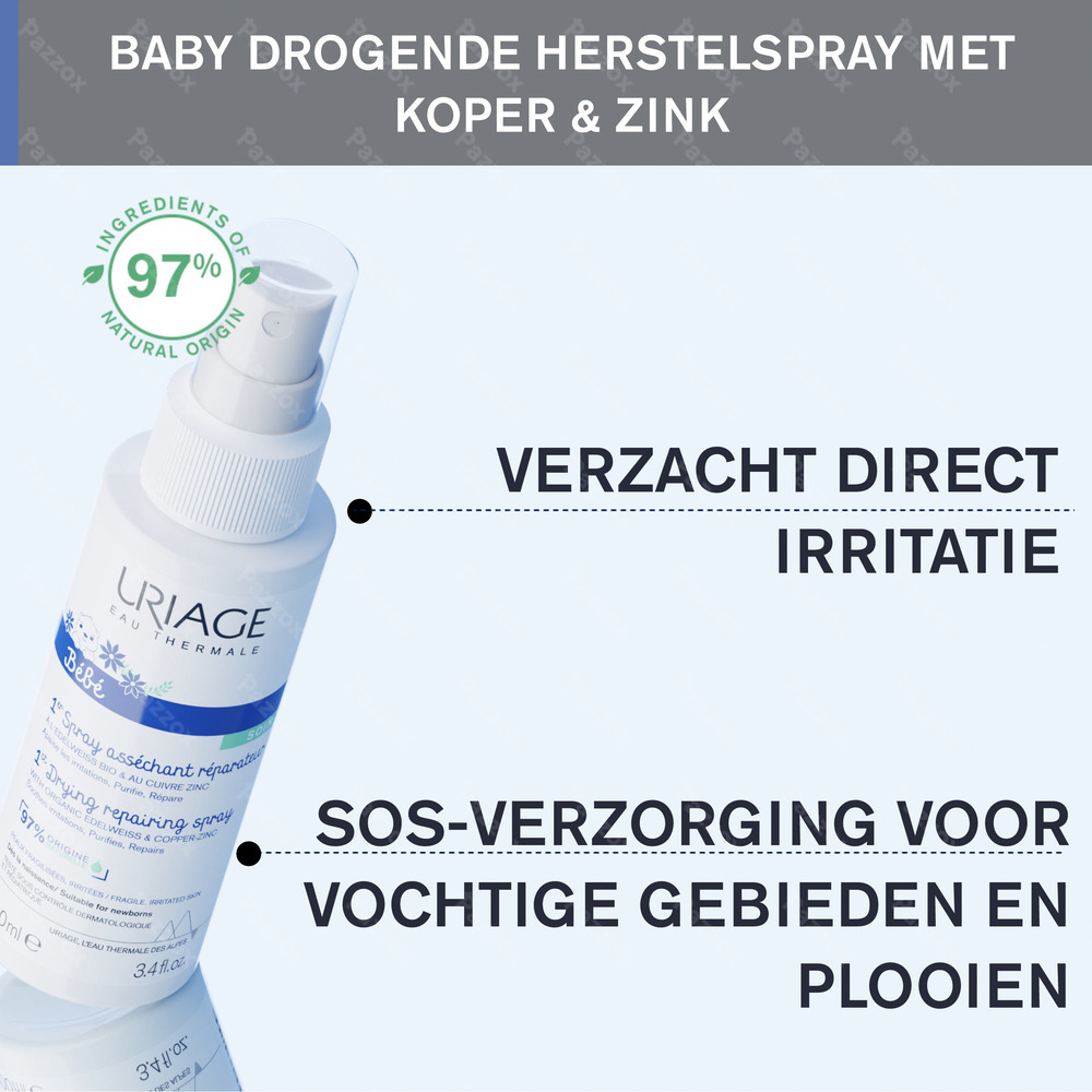 Uriage Bébé Uitdrogende Spray 100ml