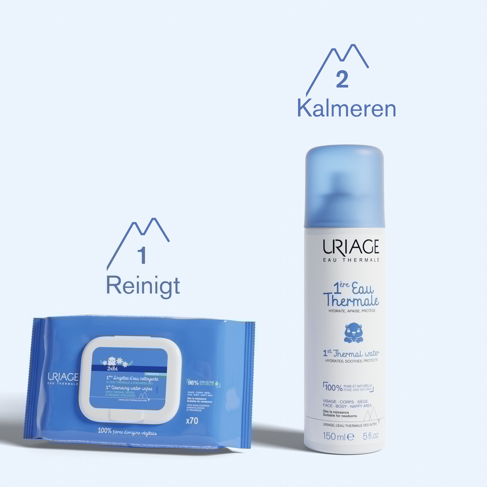 Uriage Bébé Reinigingsdoekjes 70 Stuks