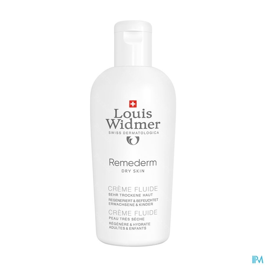 Louis Widmer Remederm Crème Fluide Zonder Parfum 200ml