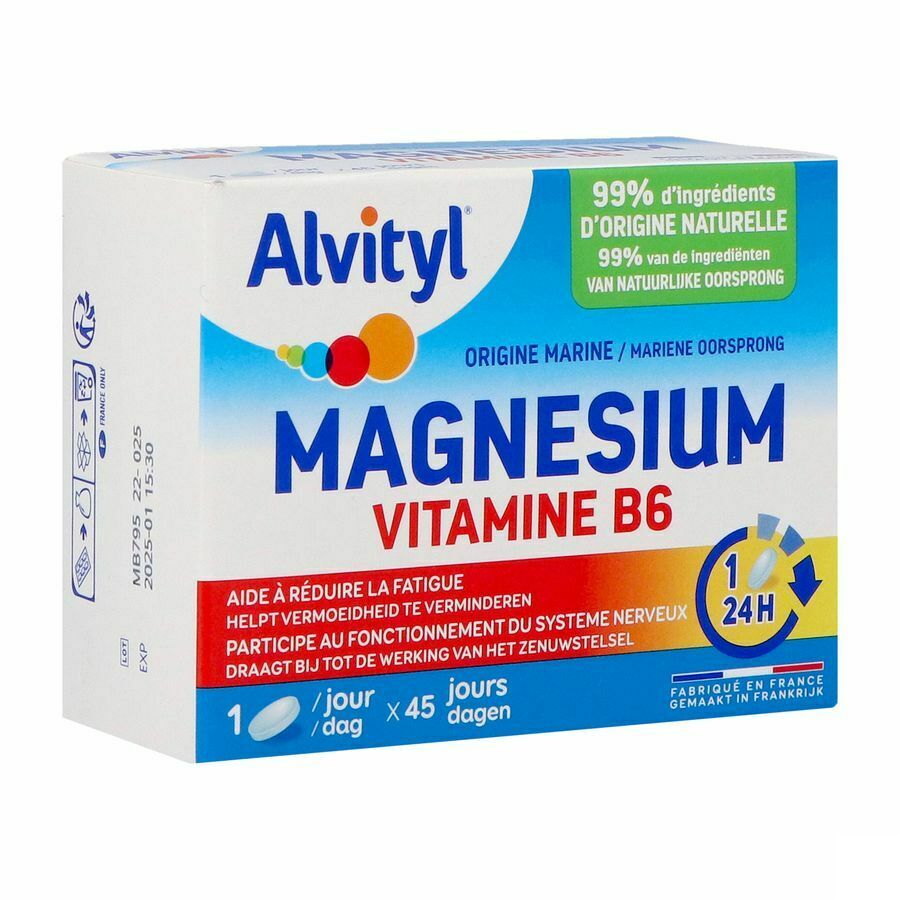 ALVITYL Magnesium Vitamine B6 45 tabletten