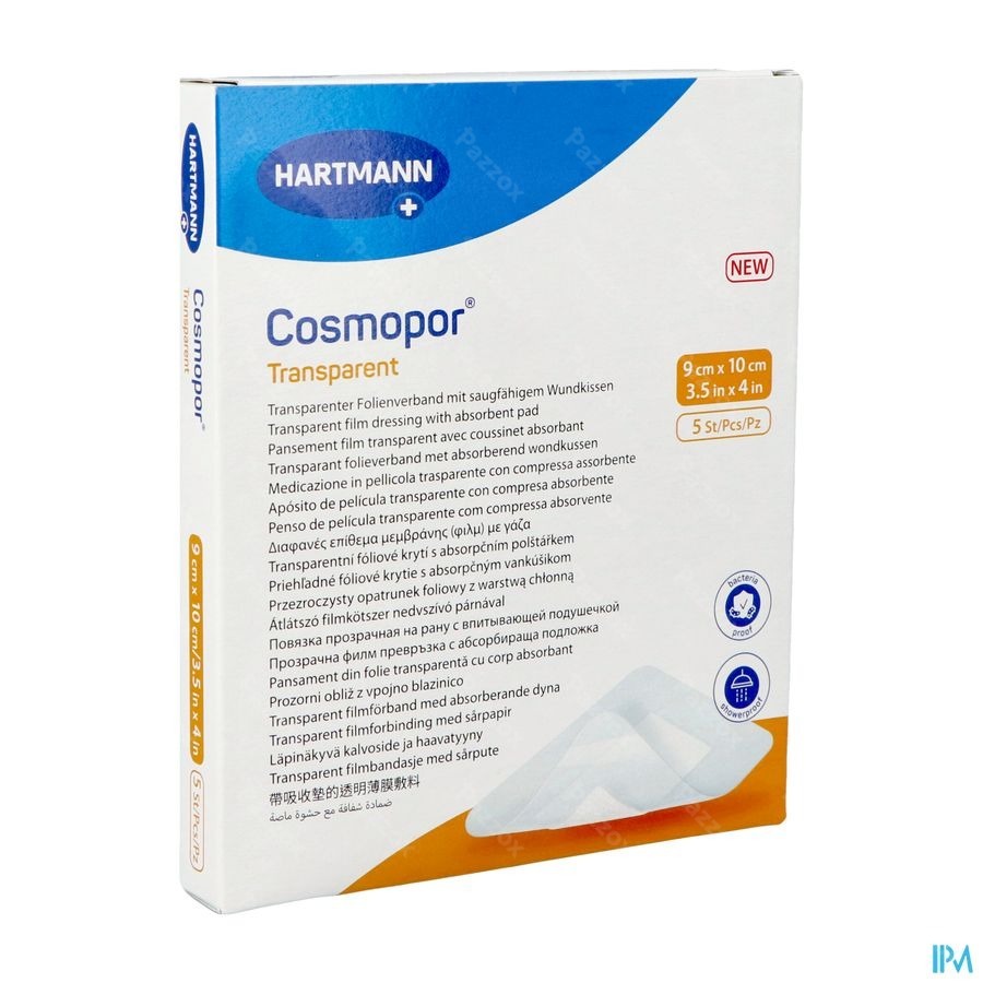 Cosmopor Transparent 9cmx10cm 5 9010521