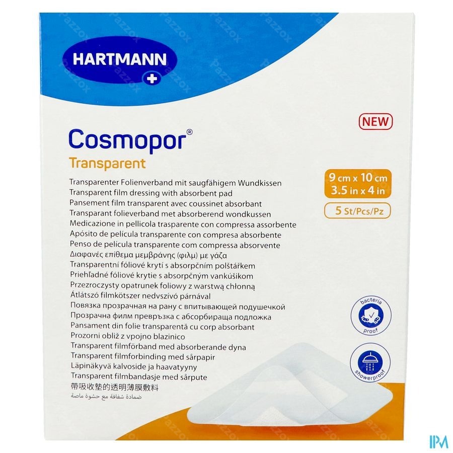 Cosmopor Transparent 9cmx10cm 5 9010521