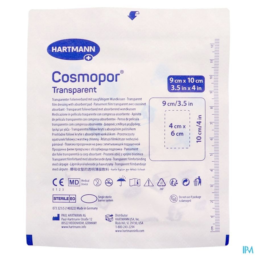 Cosmopor Transparent 9cmx10cm 5 9010521