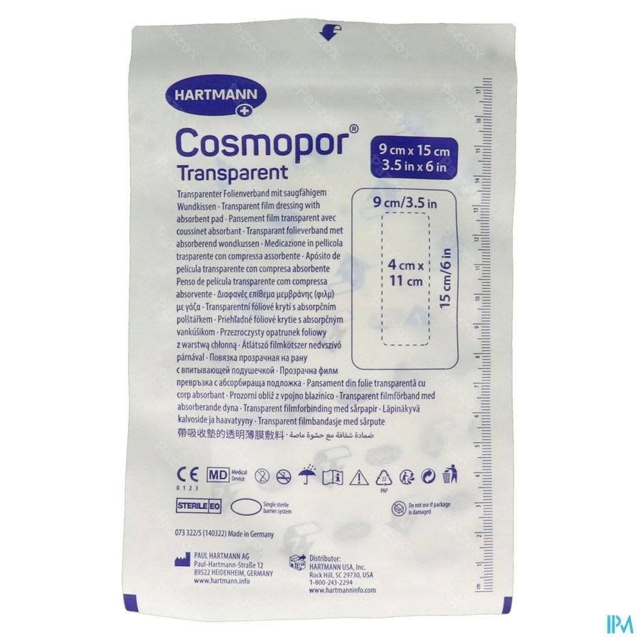 Cosmopor Transparent 9x15cm 5