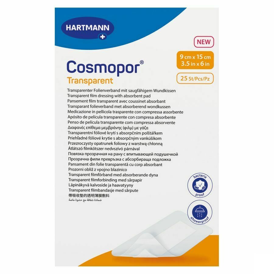 Cosmopor Transparent 9cmx15cm 25 9010551
