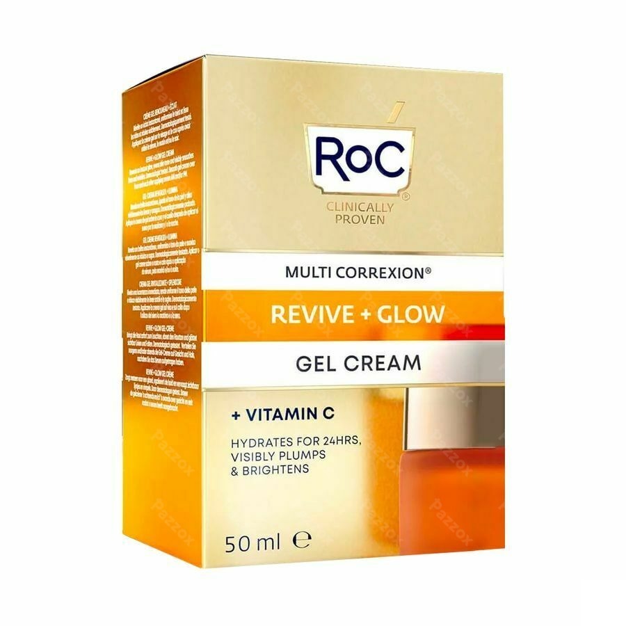 Roc Multi Correx.revive+glow Gel Cream Pot 50ml