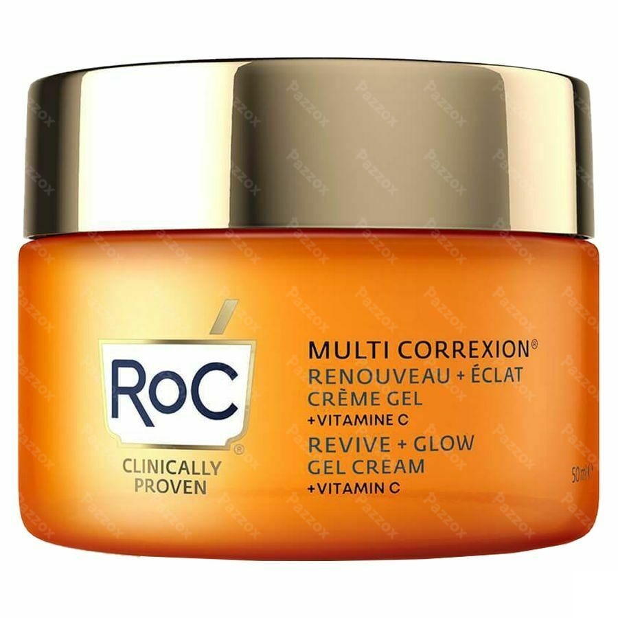Roc Multi Correx.revive+glow Gel Cream Pot 50ml