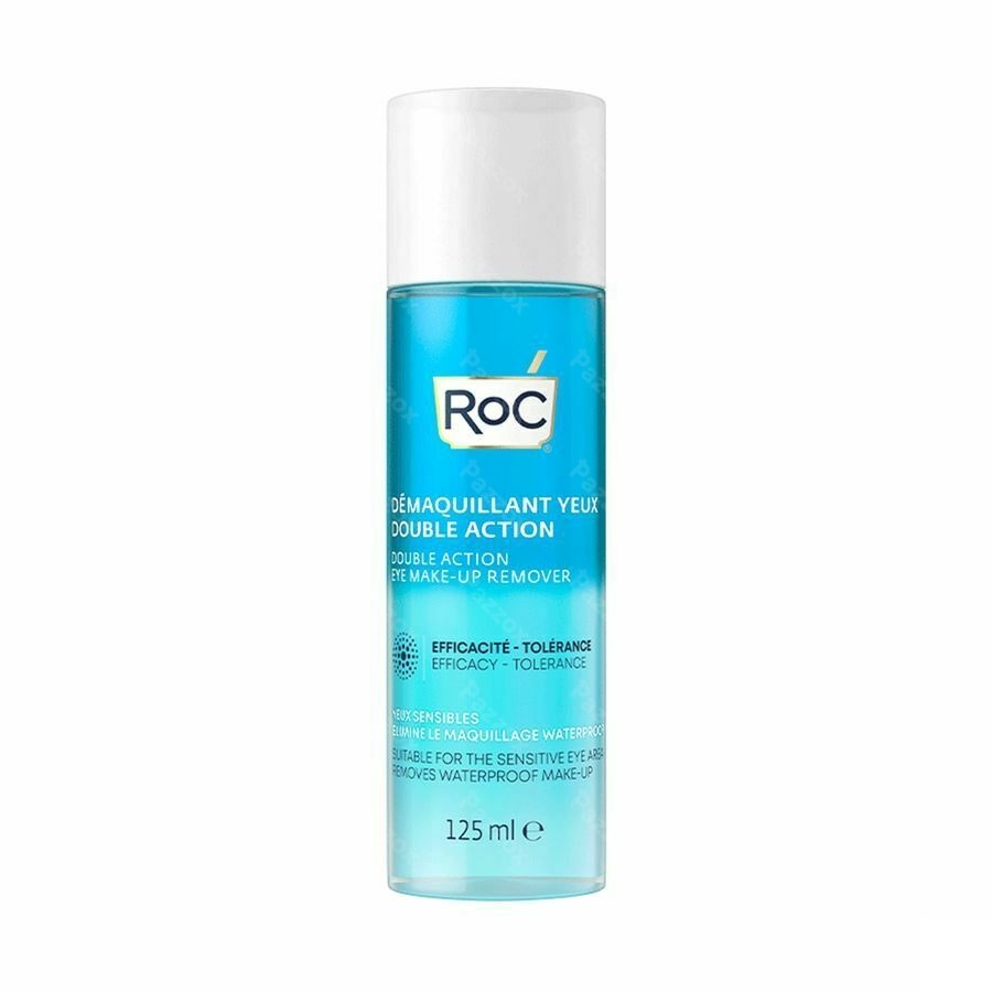 Roc Double Action Eye Make-up Remover Fl 125ml
