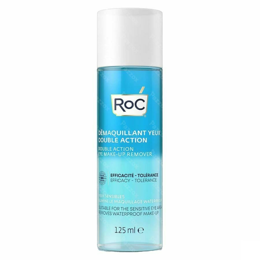 Roc Double Action Eye Make-up Remover Fl 125ml