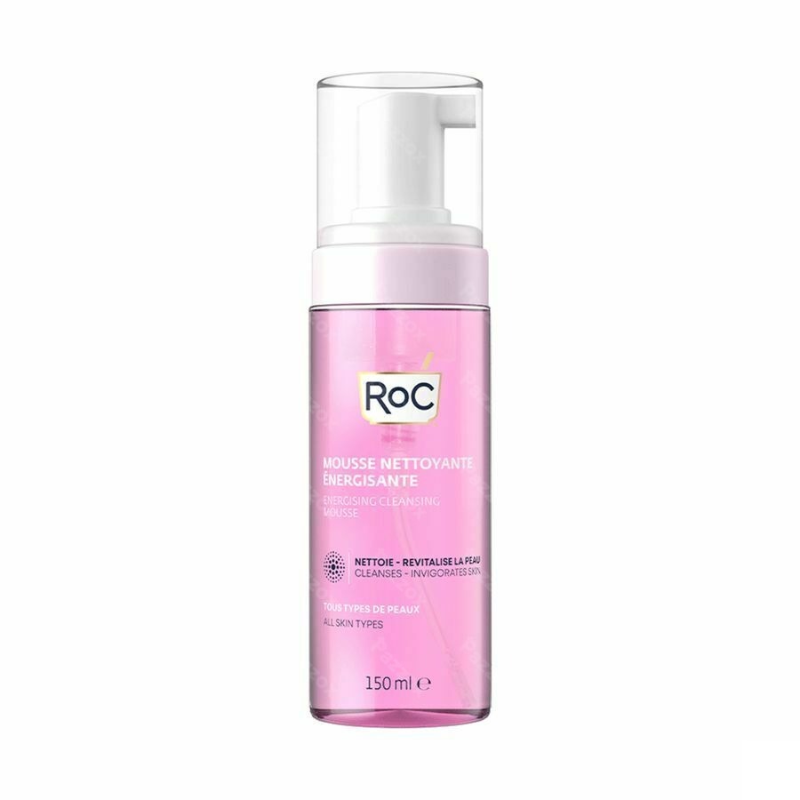 Roc Energising Cleansing Mousse Fl 150ml