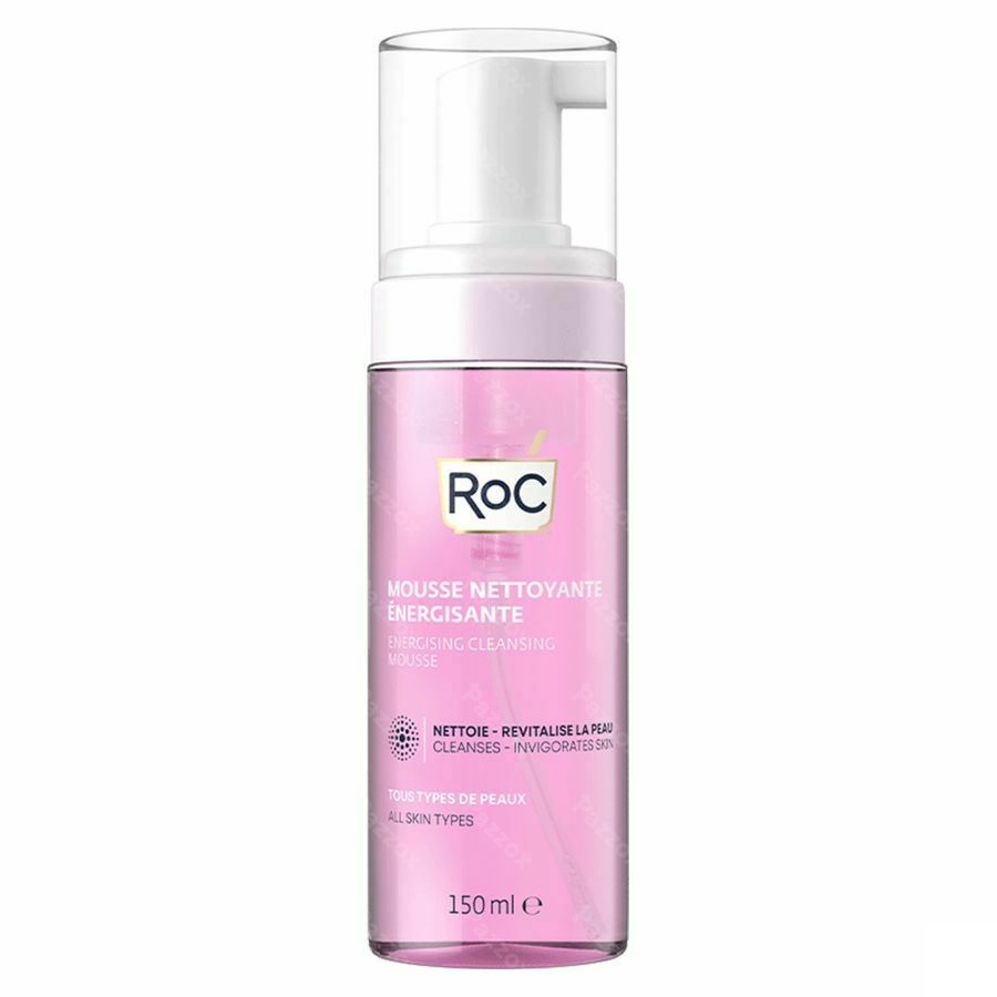 Roc Energising Cleansing Mousse Fl 150ml