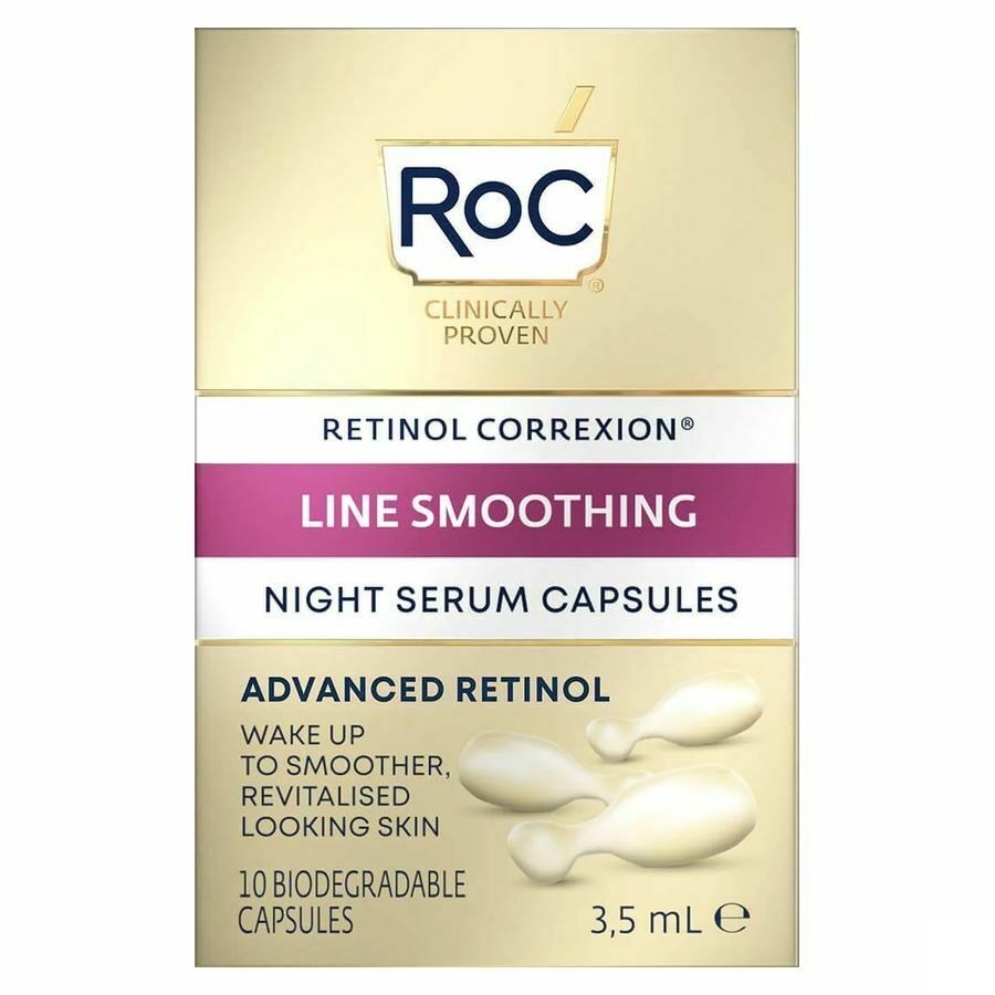 Roc Retinol Correx.line Smooth.night Serum Caps 10