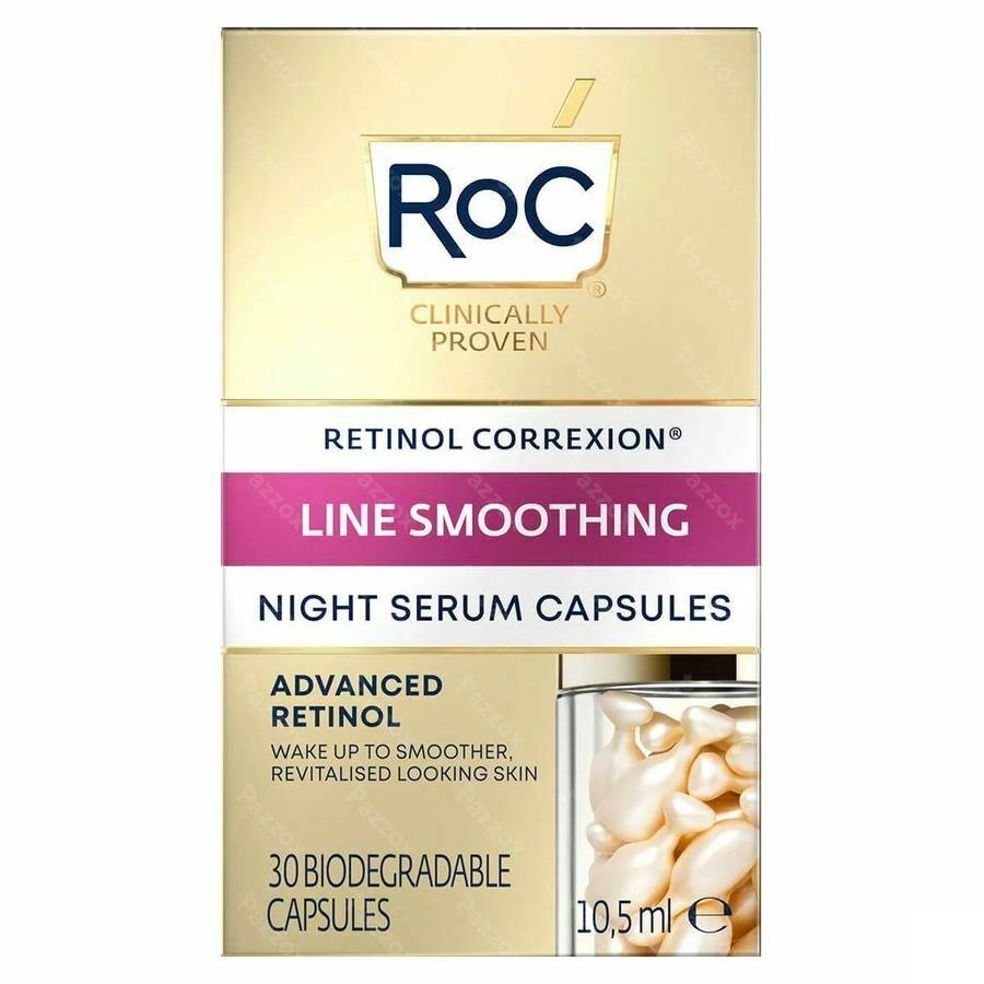 Roc Retinol Correx.line Smooth.night Serum Caps 30