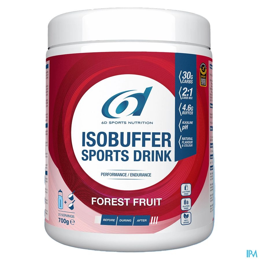6d Isobuffer Sports Drink Forest Fruit 700g