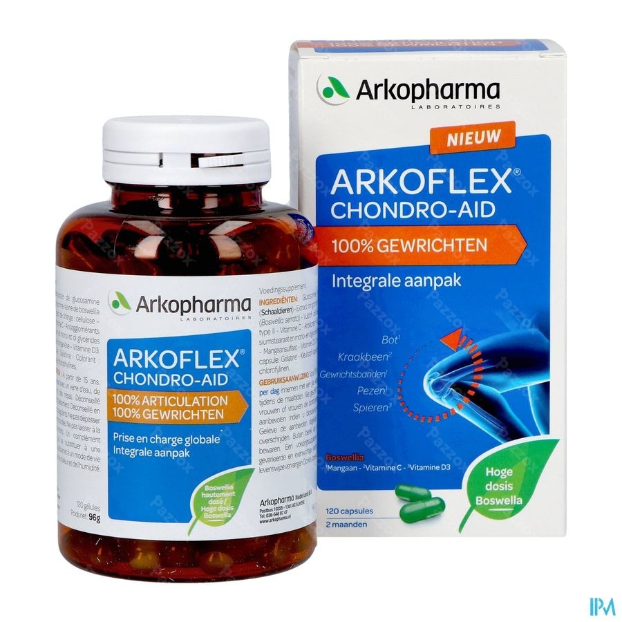 Arkoflex Chondro-aid 100% Gewrichten Caps 120